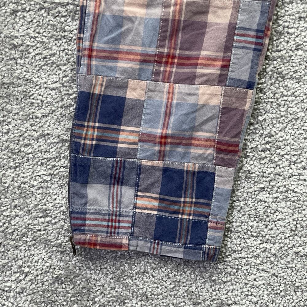 J. Crew Plaid Ankle Pants - Blue, Red, White - Picture 3 of 14